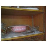Cupboard of vintage and collector g...