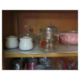 Cupboard of vintage and collector g...