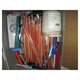 Pens, pencils and other office supp...