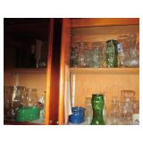 Lot of assorted vases and glassware...
