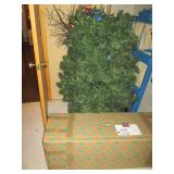 2 section Christmas tree and holida...