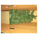 2 section Christmas tree and holida...