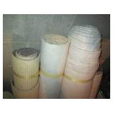 6 rolls of carpet remnants...