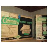 Coleman camp stove and lantern...