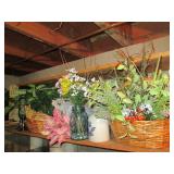 Faux flowers and home decor...