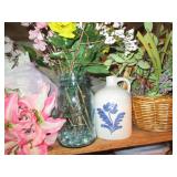 Faux flowers and home decor...