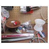 Workbench top surface and wall cont...