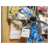 Variety of household hardware, plum...