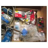 Variety of household hardware, plum...