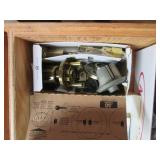 Variety of household hardware, plum...