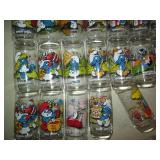 Vintage Green tinted lowballs plus ...