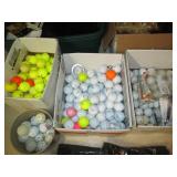 Large lot of golf balls and Tees...