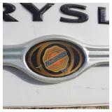 Large CHRYSLER dealership sign