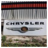 Large CHRYSLER dealership sign