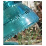 LARGE LOT OF BLUE INSULATORS