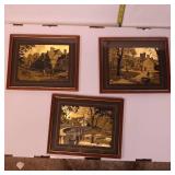 Vintage Artwork:  Various Framed Prints LOT OF 8