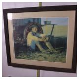 Vintage Artwork:  Various Framed Prints LOT OF 7