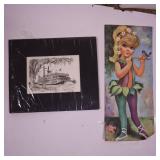 Vintage Artwork:  Various Framed Prints LOT OF 9