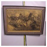 Vintage Artwork:  Various Framed Prints LOT OF 4