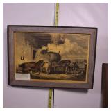 Vintage Artwork:  Various Framed Prints LOT OF 4