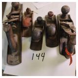 LOT OF 5 VINTAGE PLANERS
