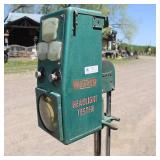 RARE VINTAGE WEAVER GREEN RAYOSCOPE HEADLIGHT TESTER MODEL WX-50-51 ON STAND
