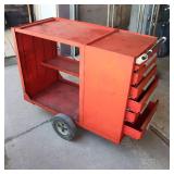 KENNEDY ROLLING TOOL BOX ** WITH DRAWERS ** BIG WHEELS!