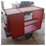KENNEDY ROLLING TOOL BOX ** WITH DRAWERS ** BIG WHEELS!