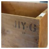AUTHENTIC VINTAGE ** WOODEN CRATE ** SALMON DELIVERED TO PRINCETON  RED OWL! ** LIBBY