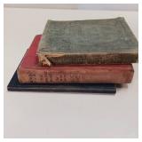 The book Chequer Board + other vintage books.