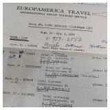 1977 Travel Docs and Maps