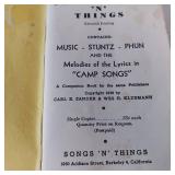 1939 Camp songs 