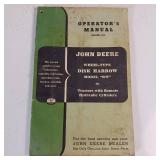 DISK HARROW ** JOHN DEERE OPERATOR
