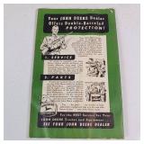 MODEL RW ** JOHN DEERE OPERATOR