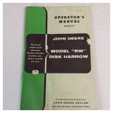 MODEL RW ** JOHN DEERE OPERATOR