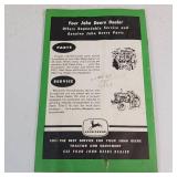 MODEL RW ** JOHN DEERE OPERATOR