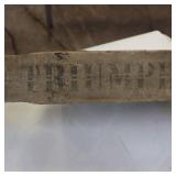 LOVELL WASH BASIN WRINGER ** ANTIQUE TIN BOX PLANTER