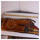 Custom hardwood CLOCK FACE