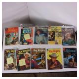 LOT OF 10 WESTERN STYLE COMICS ** ROY ROGERS