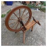 Authentic Used Antique Spinning Wheel