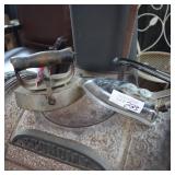 TWO VINTAGE HOT IRONS