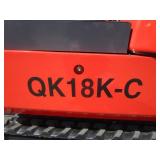 AGT Industrial QK18K-C Excavator w/Kubota Diesel, Side Swing Boom & Hydraulic Thumb