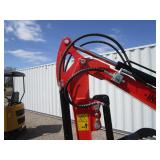 AGT Industrial QK18K-C Excavator w/Kubota Diesel, Side Swing Boom & Hydraulic Thumb