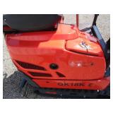 AGT Industrial QK18K-C Excavator w/Kubota Diesel, Side Swing Boom & Hydraulic Thumb