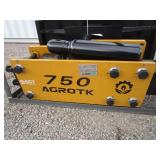 Agrotk Skid Steer 750 Post Pounder