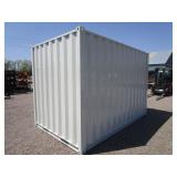 7x10 Storage Container/Jobsite Office w/Side Walk in Door & Window