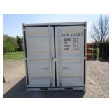 7x10 Storage Container/Jobsite Office w/Side Walk in Door & Window