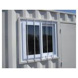 7x10 Storage Container/Jobsite Office w/Side Walk in Door & Window