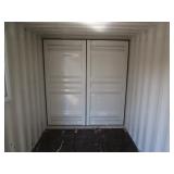 7x10 Storage Container/Jobsite Office w/Side Walk in Door & Window