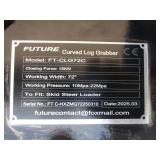 Future Skid Steer 72" Log/Rock Grapple Bucket